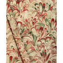 Lee Jofa Ellis Print Berry Linen Fabric - Spirited Abstract Marble Swirl