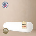 8x26 Bolster Pillow Insert - Hypoallergenic Faux Down Fill - Indoor/Outdoor - Made in USA