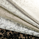 Illumine Pewter Abstract Metallic Upholstery Fabric for High Durability Interiors