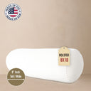6x38 Bolster Pillow Insert - Hypoallergenic Faux Down Fill - Indoor/Outdoor - Made in USA