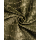 Luxury Italian Velvet Upholstery Fabric - Meerkat Leaf Abstract Pattern