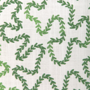 Exquisite Bramble Leaf Embroidered Fabric - Decorative Vermicelli Pattern Polyester Cotton Blend