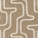 Premium K-Argento Linen Fabric: Abstract Boucle Embroidery for Elegant Upholstery Projects