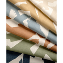 Modern Abstract Leaf Pattern Linen Fabric - Durable Upholstery & Wallcovering