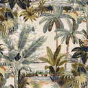 R-Borassa Seaspray Vintage Tropical Polyester Linen Blend Upholstery Fabric