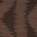 Iliad Ikat Stripe Upholstery Fabric: Woven Linen Viscose Blend, Saddle Brown