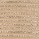Luxurious Latte Eyelash Chenille Stripe Upholstery Fabric - Durable Polyester