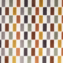 K-ELEMENT HARVEST Vibrant Colorful Grid Velvet Upholstery Fabric by Regal Fabrics