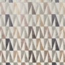 K-Ensign Mushroom Multi-Color Triangle Velvet Upholstery Fabric by the Yard