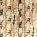 Luxurious Abstract Blush Natural Printed Upholstery Fabric by Clarke & Clarke