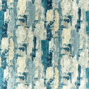 Lagna Abstract Denim Linen Blend Fabric - Durable Upholstery Print
