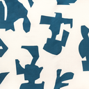 Aegean Abstract Pattern Wool Cotton Sateen Upholstery Fabric by Donghia