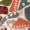 Exquisite Plum Clay Abstract Print Fabric by Lee Jofa Modern Soho Collection