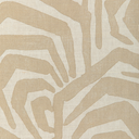 Greene Print Buff Abstract Geometric Linen Cotton Upholstery Fabric