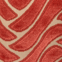 Luxurious Crosby Velvet Spice Upholstery Fabric with Modern Tiger Stripe Pattern