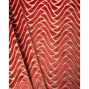 Luxurious Crosby Velvet Spice Upholstery Fabric with Modern Tiger Stripe Pattern