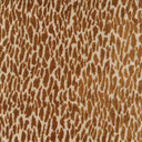 Luxurious Caramel Animal Print Epingle Velvet Upholstery Fabric - Rayon Polyester Blend