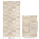 Niko Print Abstract Linen Fabric: Elegant Pattern by Linherr Hollingsworth for Modern Interiors