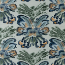 Whimsical Rorschach Stormcloud Designer Linen Fabric by Kravet Couture