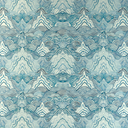 Zen Mountainscape Indigo Linen Print Fabric by Kravet Couture for Drapery