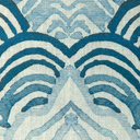 Zen Mountainscape Indigo Linen Print Fabric by Kravet Couture for Drapery