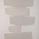 Luxurious Modern Abstract Geometric Fabric - Kravet Stacked Fog Upholstery