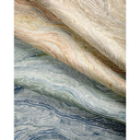 Kravet Swami Fog Abstract Ocean Waves Fabric - Viscose Linen Upholstery Blend