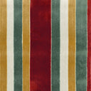 K-SEQUEL BERRY Durable Awning Stripe Velvet Fabric for Upholstery and Decor