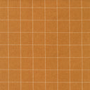 Luxurious Amber Tattersal Brushed Woven Upholstery Fabric - Durable Polyester Blend