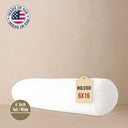 6x26 Bolster Pillow Insert - Hypoallergenic Faux Down Fill - Indoor/Outdoor - Made in USA