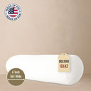 8x24 Bolster Pillow Insert - Hypoallergenic Faux Down Fill - Indoor/Outdoor - Made in USA